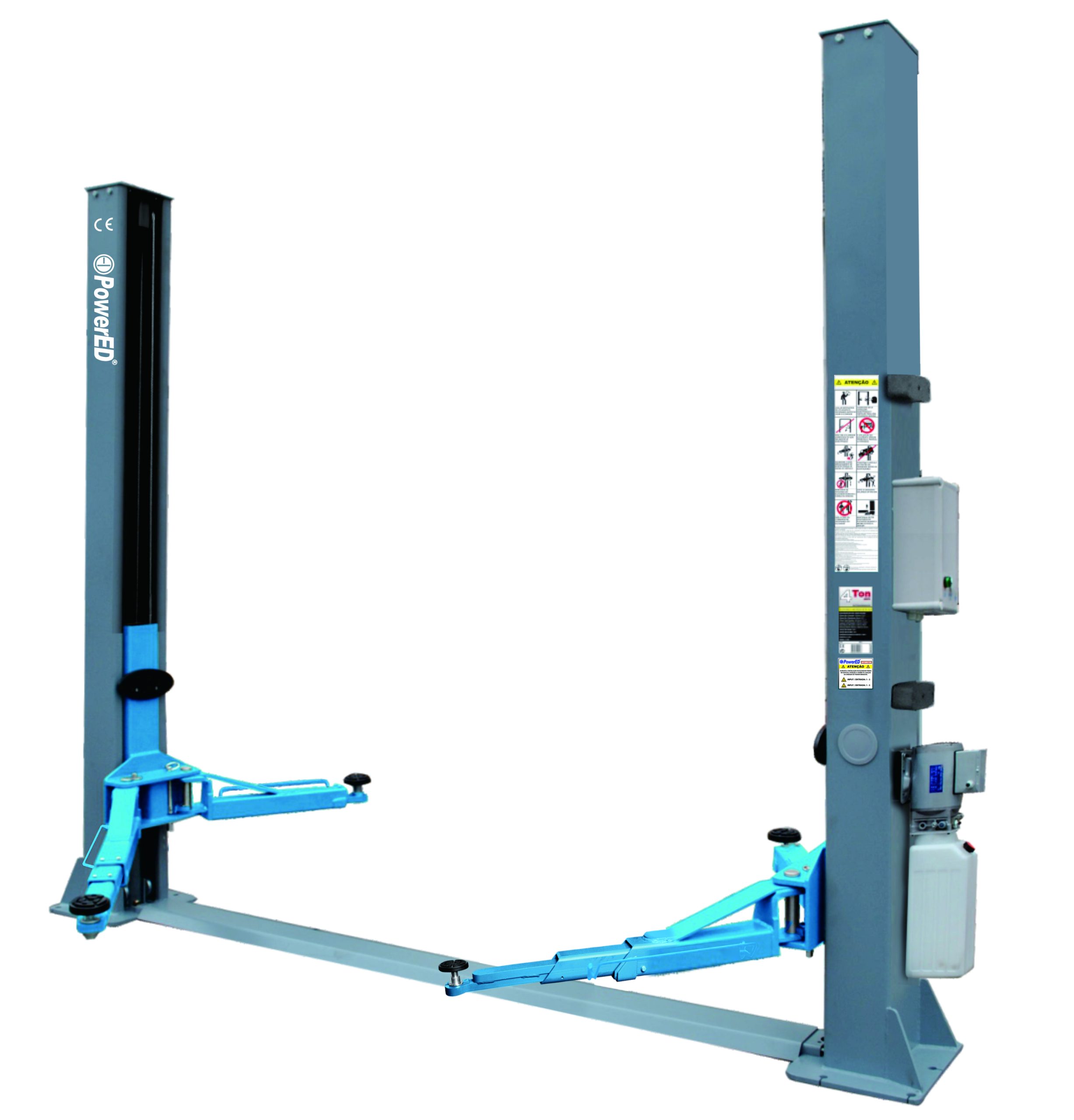 ELEVADOR 2 COL 4TON 400V AUT. BRAÇOS 3 ESTAGIOS E AJUSTE FIN