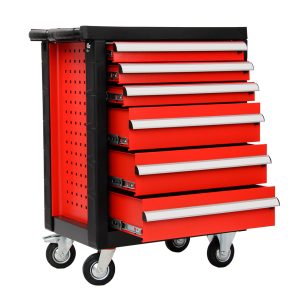 CARRO FERRAMENTAS VAZIO 6 GAVETAS VERMELHO